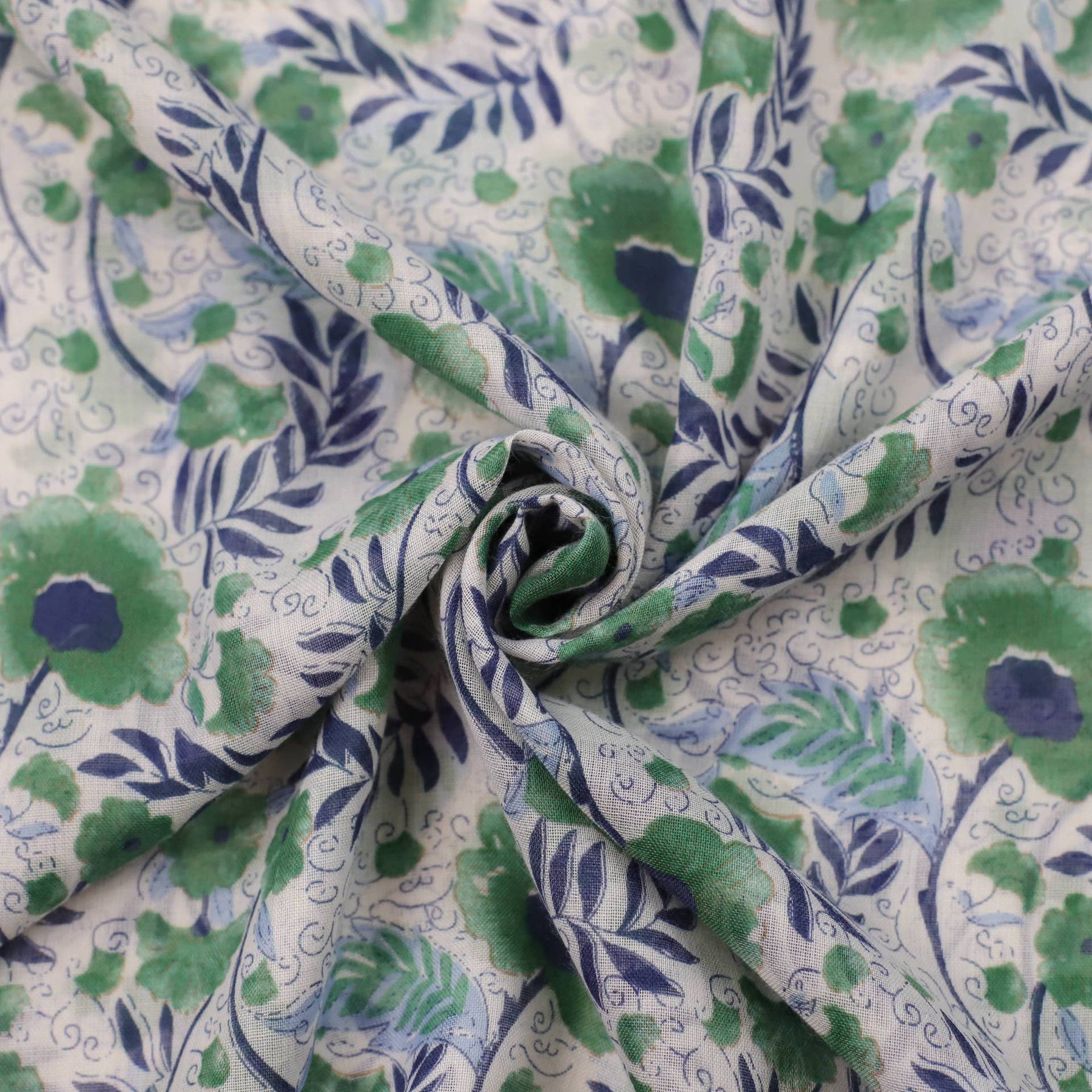 JY230504 Flower leaf printed scarf