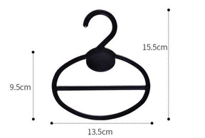 5508#13CM  Scarf rack hanger clothing store display scarf circle plastic scarf towel clothes hook thick storage rack