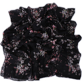 VS140 printed voile hijab scarf