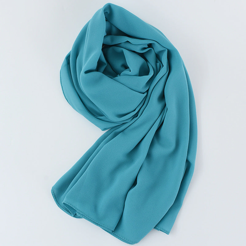 G50 132 warna Tudung chiffon mutiara