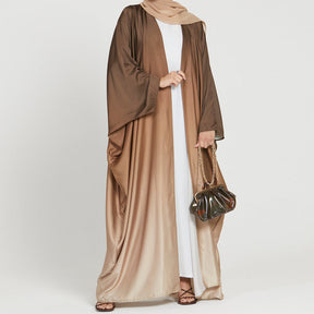 6750 Color Gradient Mobre Muslim Abaya