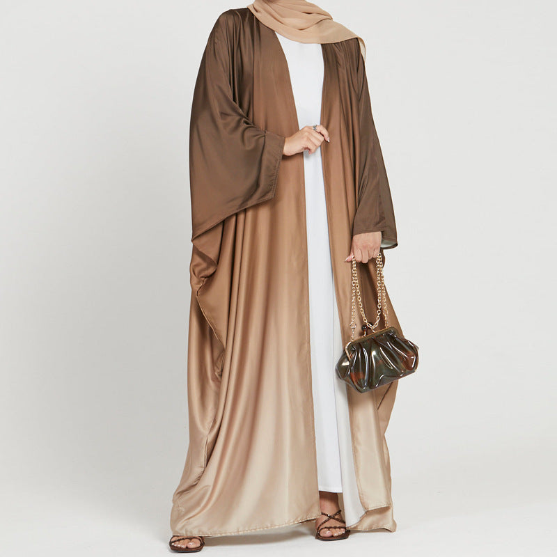 6750 Color Gradient Mobre Muslim Abaya