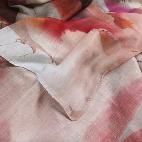 WJ001  Printed Tie-Dye Polyester Long Hijab