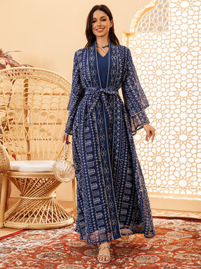 AB445 Mesh embroidered dress