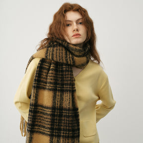 TLQHZZ-109 plaid thick winter scarf