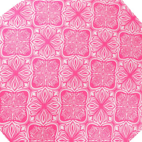 JY230806 Pink bodhi flower printed scarf