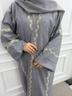 LR1153  Exquisite plus size embroidered cardigan