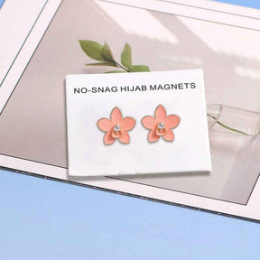 JS025  Peacock Feather Hijab Magnetic Clasp - MOQ: 300 pcs/color