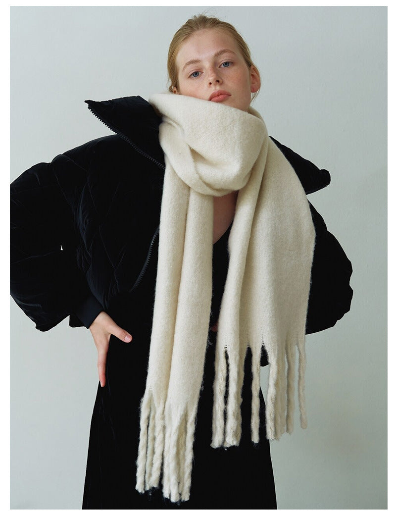 TLQHZZ-099 plain thick winter scarf