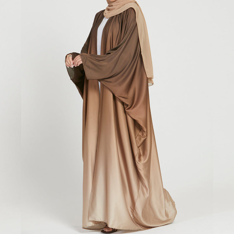 6750 Color Gradient Mobre Muslim Abaya