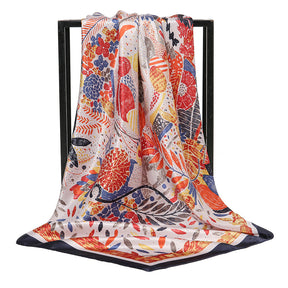 FJ196 90*90 printed hijab kerchief scarf