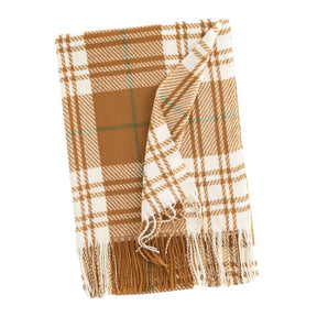 FH23-5442 lattice stripe winter scarf