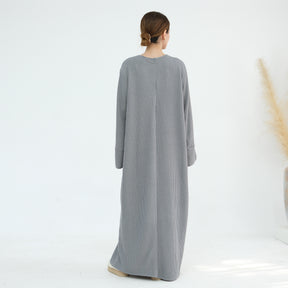 LR912  Fall/Winter Thickened Polyester-Spandex Knit Sweater Dress