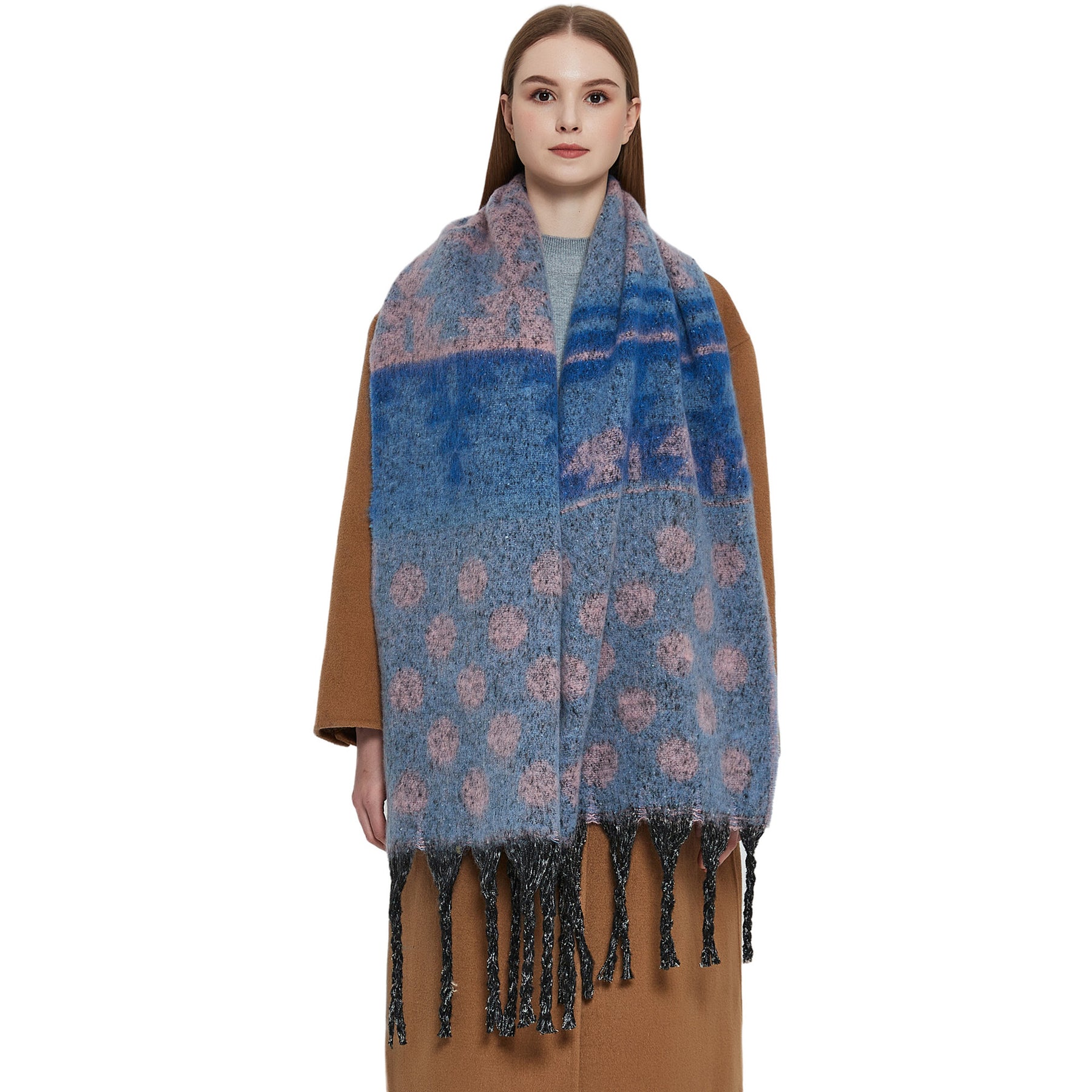 JH-TH27 fashion tassel winter scarf