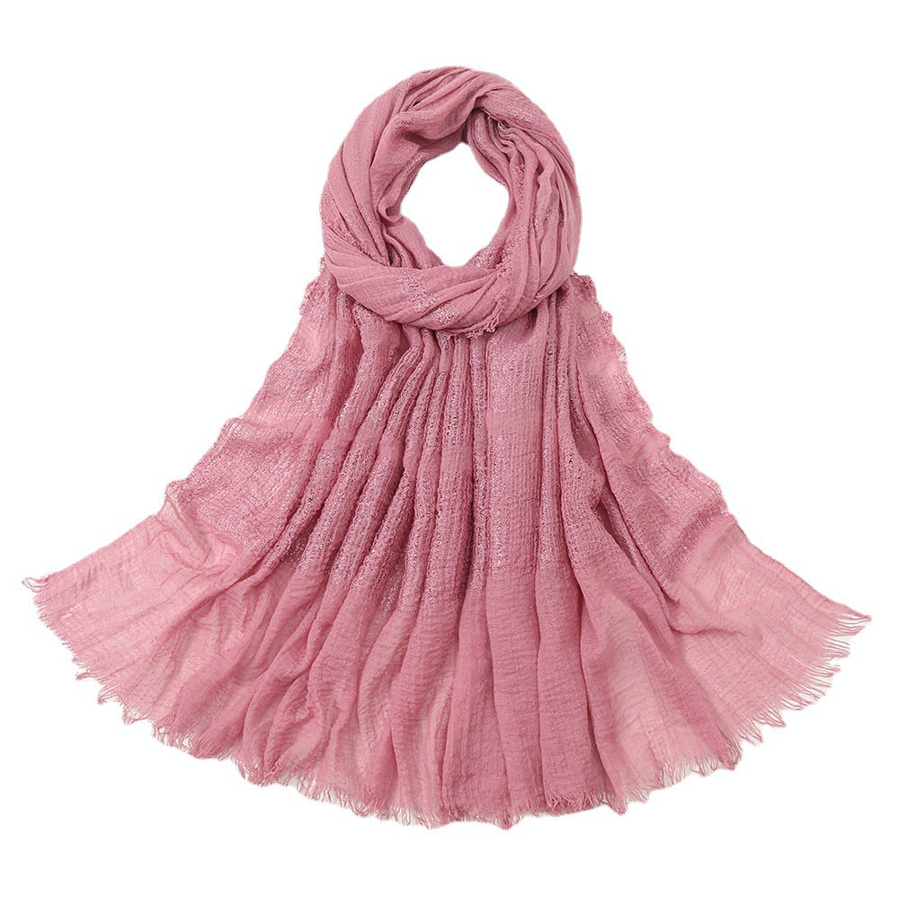 VS549 wrinkle plain Bubble hijab