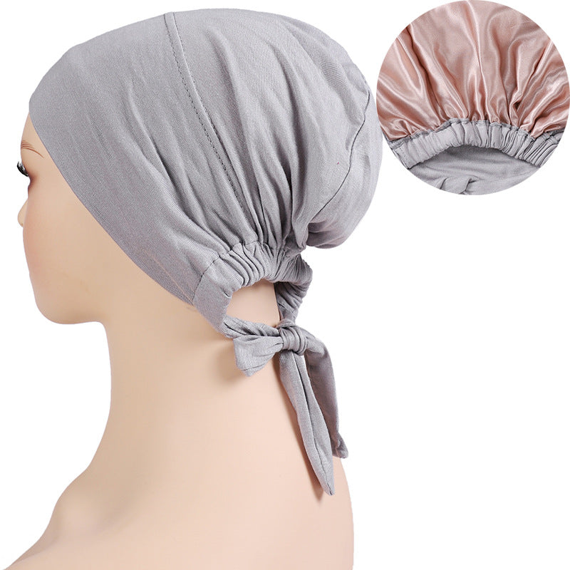 TJ010 Instant Hijab Under Cap with Inner Layer