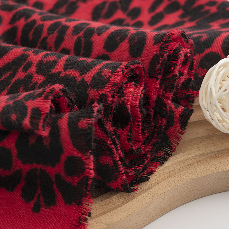 FH23-5097 Animal print winter scarf