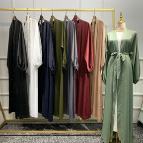 LR469 plain muslim abaya