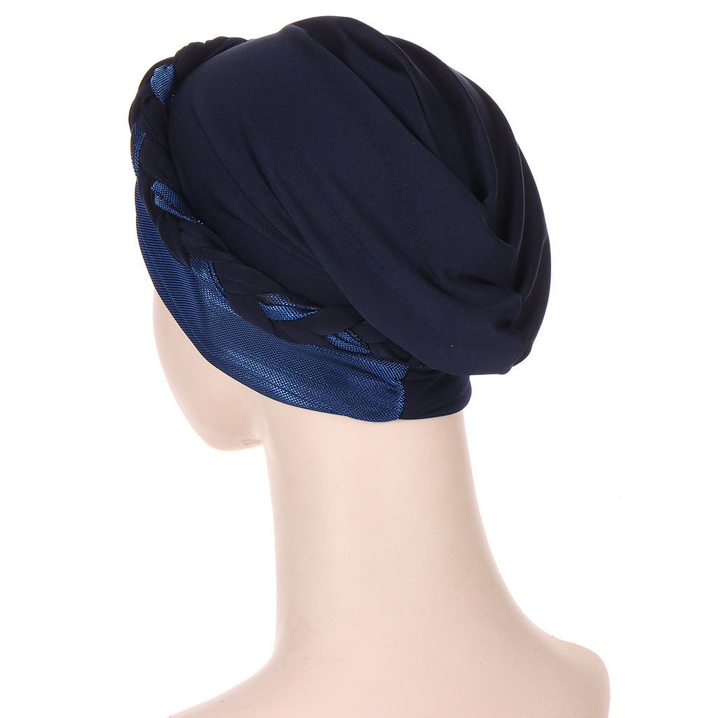 fashion Milk silk hijab turban hat