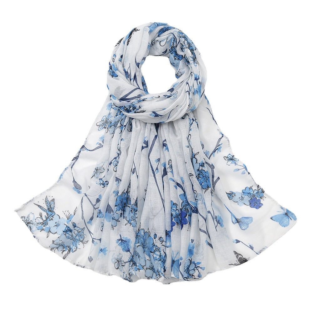 VS457 printed voile hijab