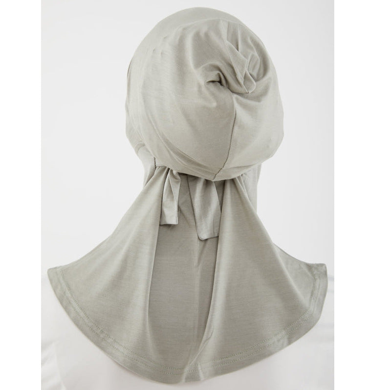 HX001  Plain Bamboo Fiber Jersey Knit Adjustable Pull-On Cap