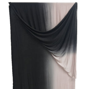 JBWJ005  High Quality Mercerized Cotton Double-Sided Gradient Printed Long Hijab