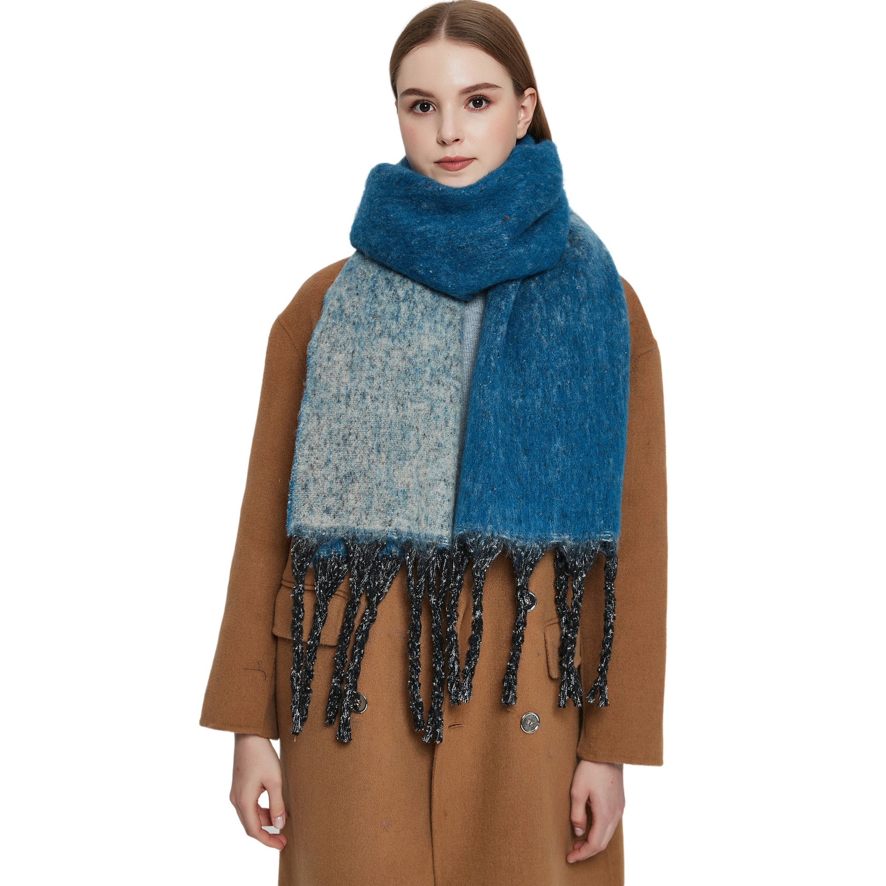 JH-TH27 gradient color winter scarf