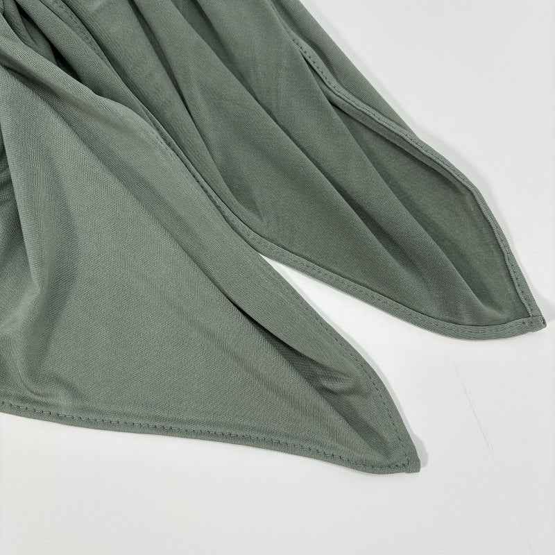 JB43  Plain Soft Breathable Slub Cotton Hijab