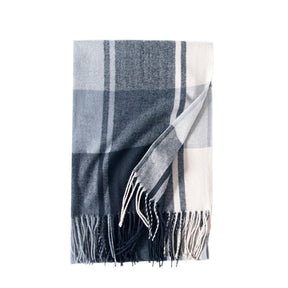 Fashion plaid cashmere scarf