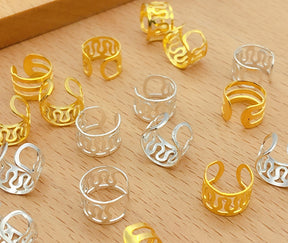 TX001  Hijab Decorative Iron C Hair Extension Ring