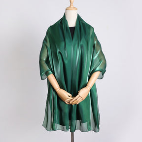 OGS01  Plain Glossy Organza Silky-Look Hijab