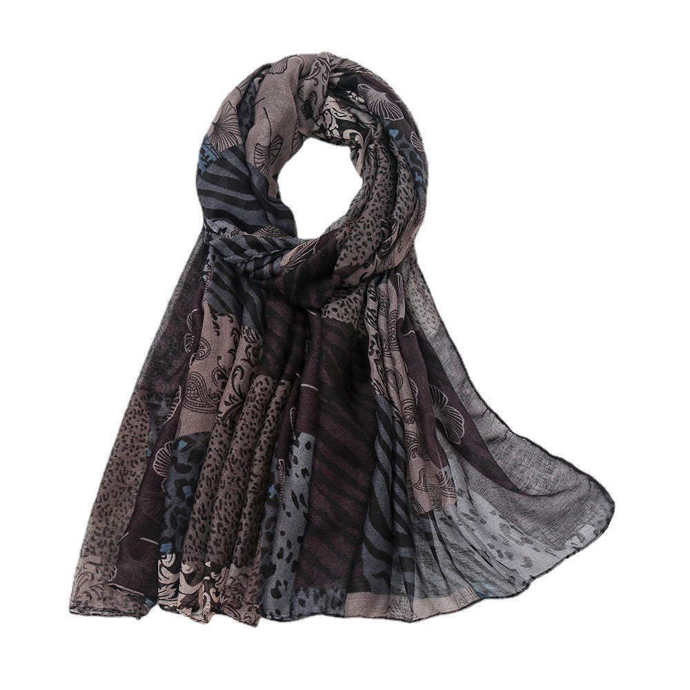 VS507 printed scarf voile hijab