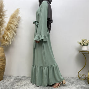 6530 plain abaya dress