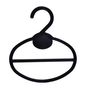 5508#13CM  Scarf rack hanger clothing store display scarf circle plastic scarf towel clothes hook thick storage rack