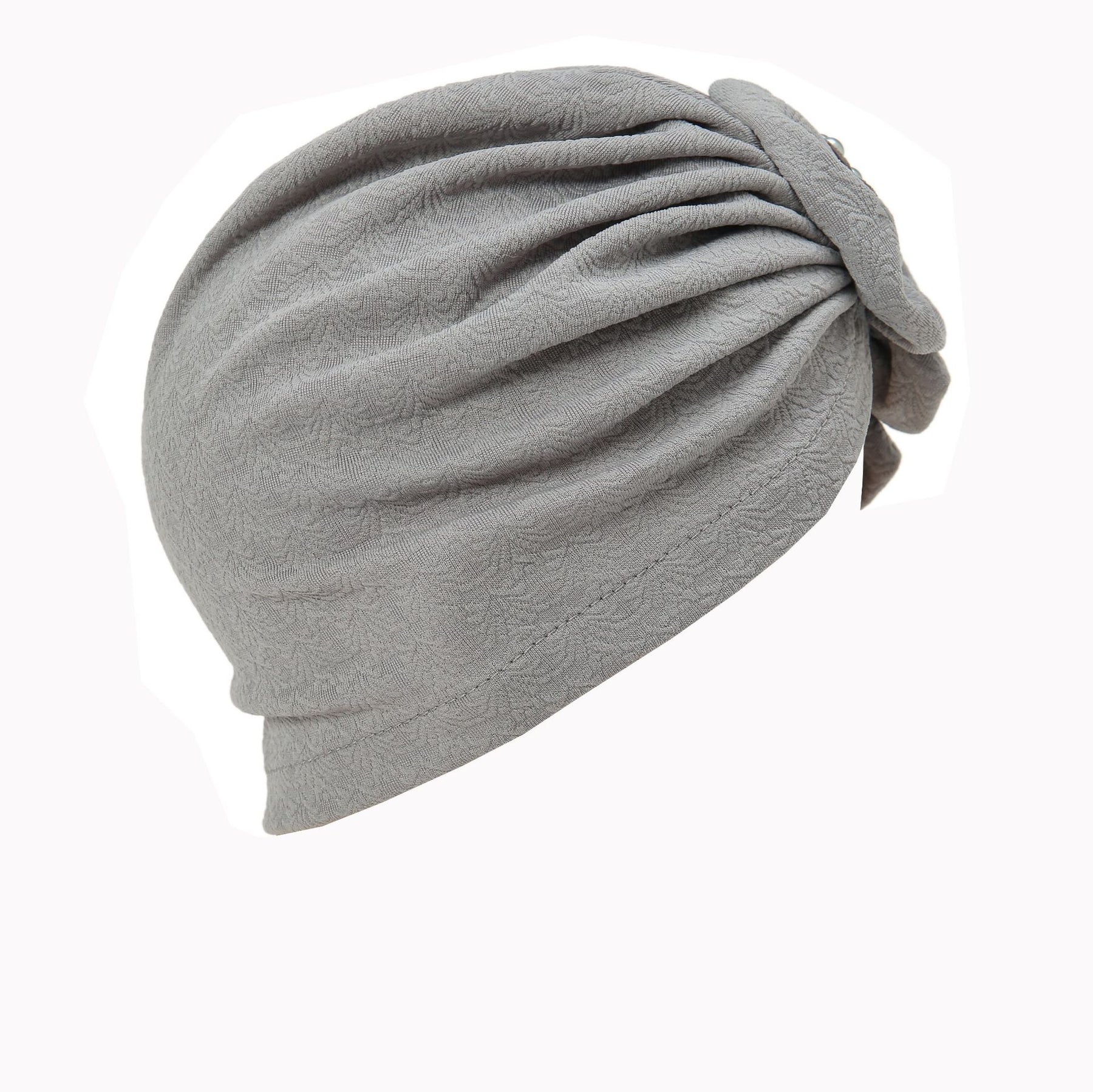 pearl plain hijab turban hat