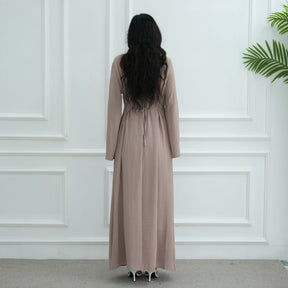LR1077  Women's Plain Minimalist Dress for Daily Wear