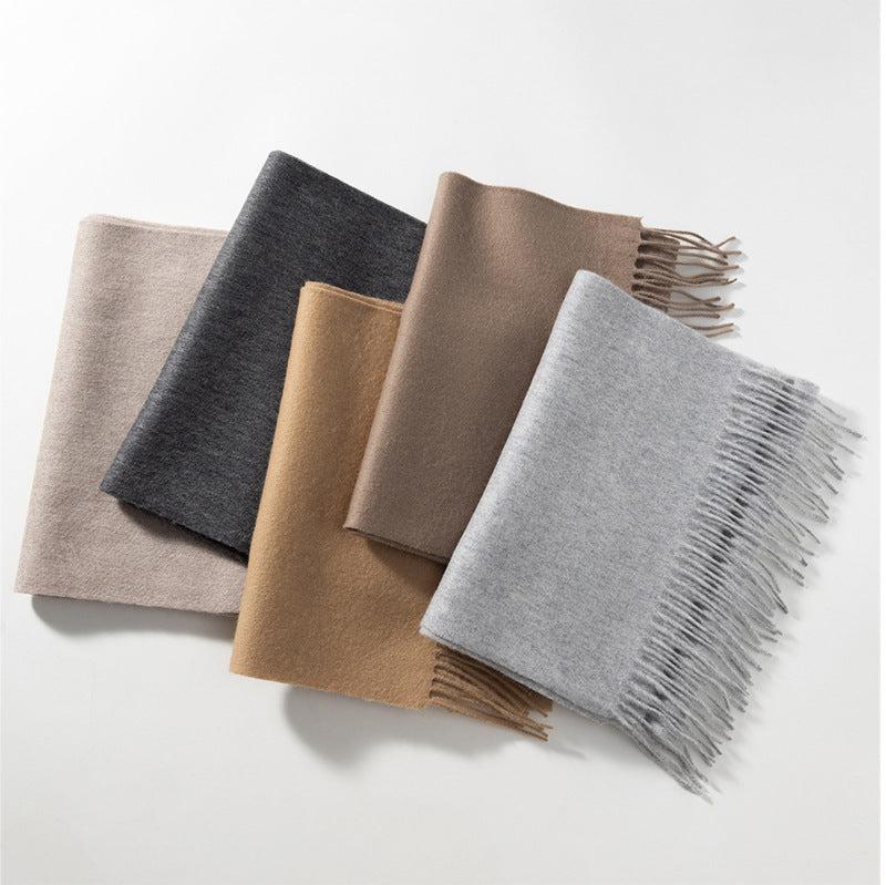 YM08  High quality solid color wool scarf（Minimum order quantity 2 pieces）