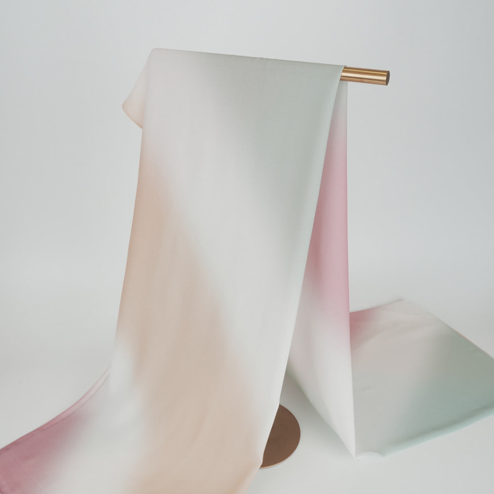 BFL001  Ombre Tie-Dye Pearl Chiffon Hijab