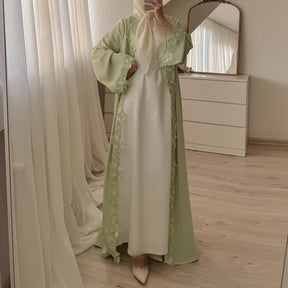 MQ276  Plain Single-Piece Outerwear Patchwork Floral Embroidery Casual Women Clothing