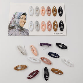 SJG001  Silk Hijab Fixing Clip Mini Brooch Pin