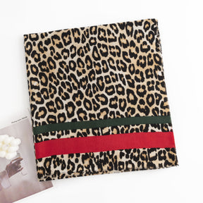 FH23-5399 Leopard print winter scarf