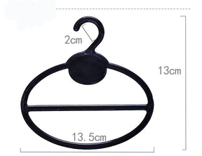 5005#13cm  Scarf Holder Plastic Oval Display Hook