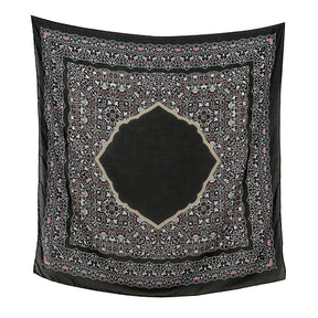 FJ856  110*110 floral print scarf