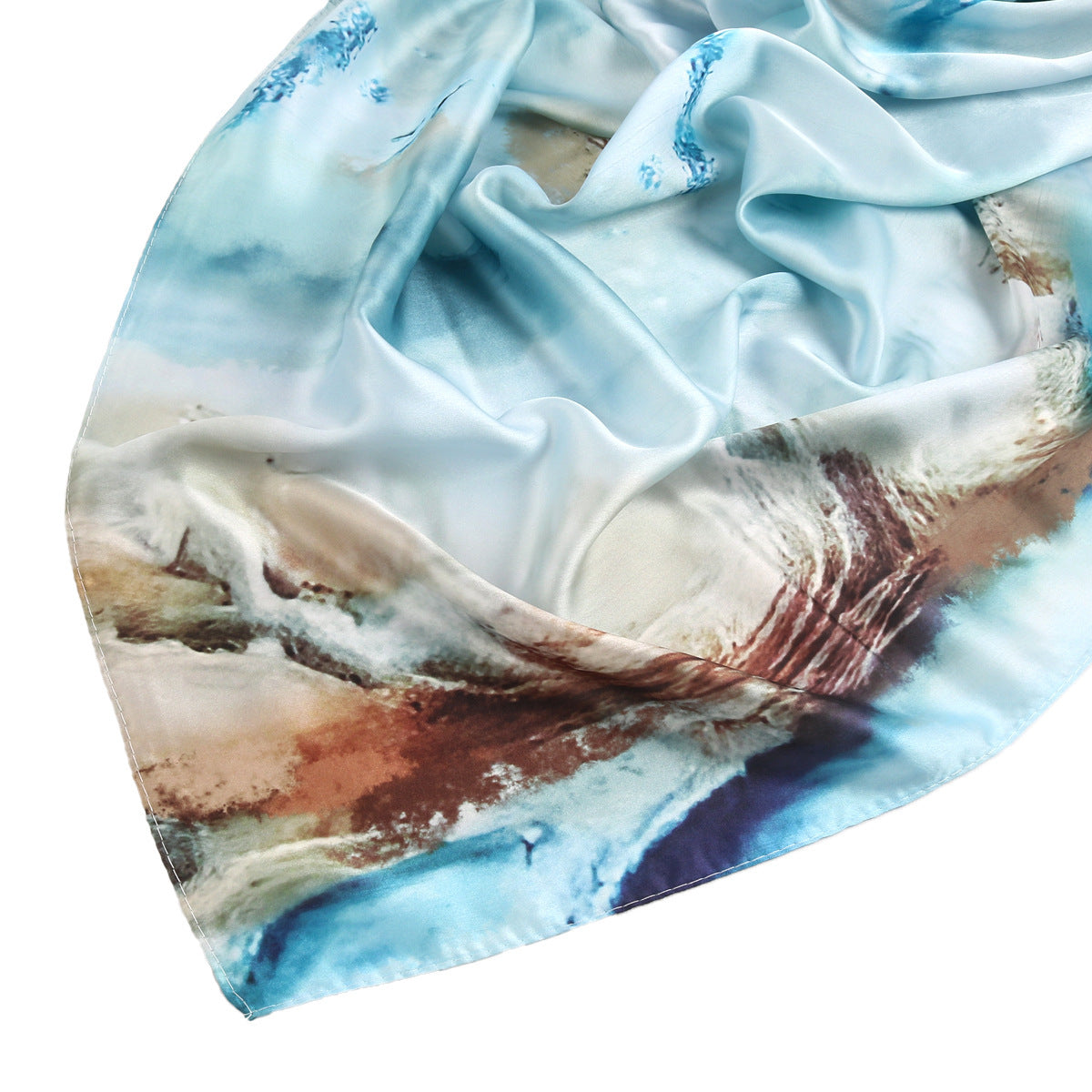 WJ003  Silk printed hijab