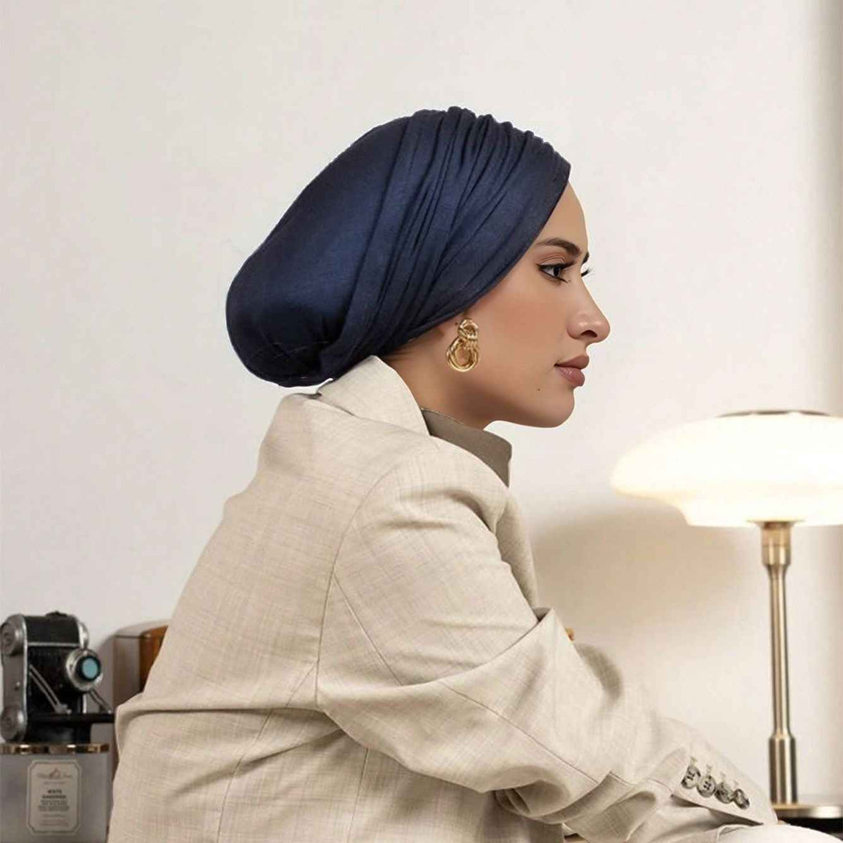 YW397 A Fashionable, Versatile, Plain, Breathable Mercerized Cotton Undercap