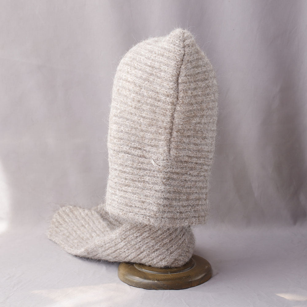 QD5-124  Fall Winter Thickened Faux Cashmere Hijab Cap