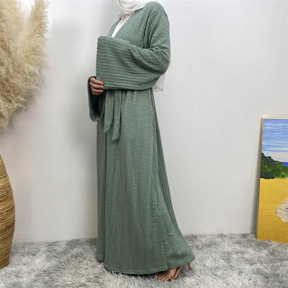 1955-1  Minimalist Knit Sweater Cardigan for Fall & Winter