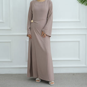 LR1077  Women's Plain Minimalist Dress for Daily Wear