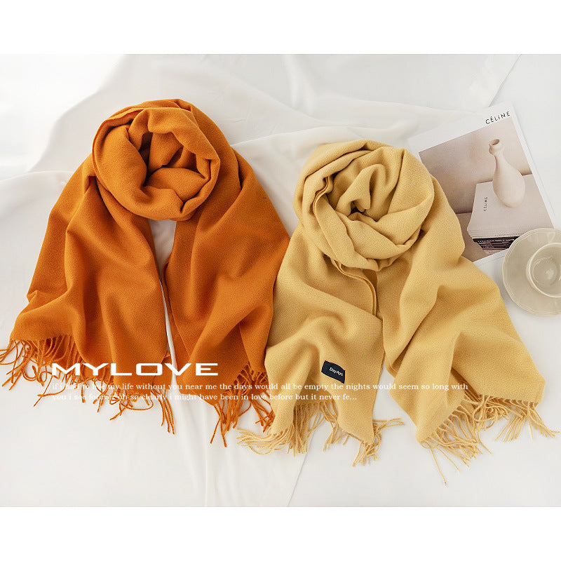 FH23-5154 imitation cashmere winter scarf