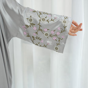 LR827   Party exquisite embroidered floral sleeve cardigan